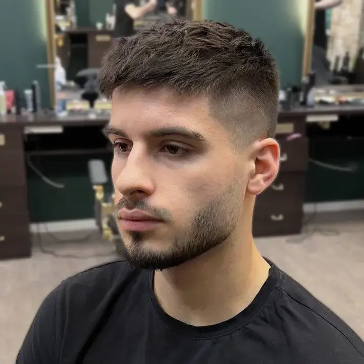 Męskie strzyżenie w stylu skin fade wykonane w Boske Barber Shop Rzeszów